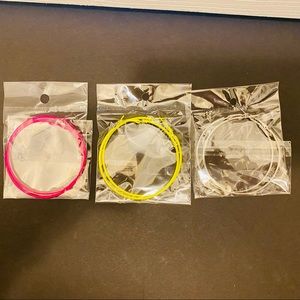 3 Pairs Hoop Earrings